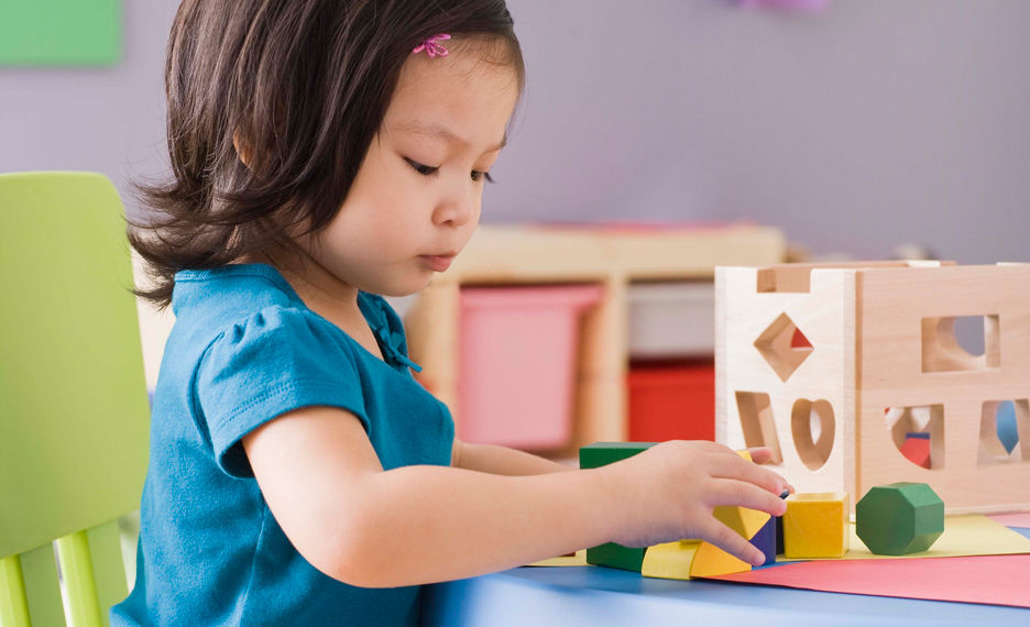 Children playing at Duffield Pre-school